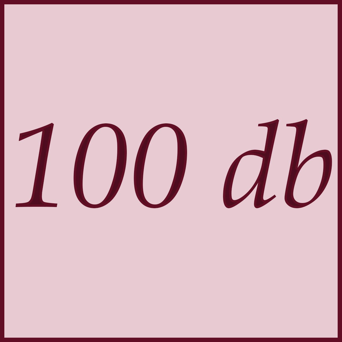 Bildnummer: 100 db