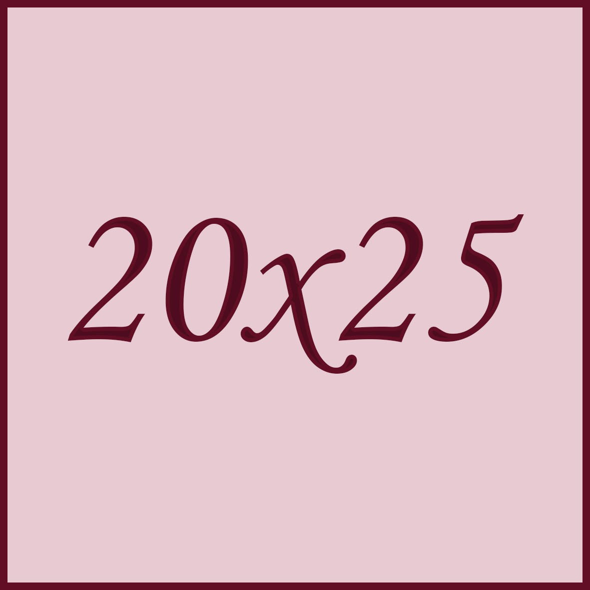 20x25