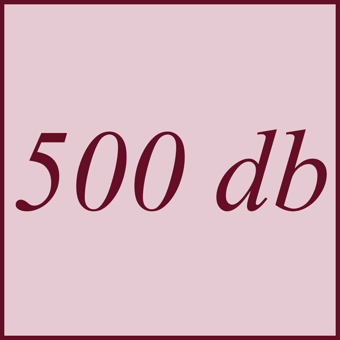 Képszám: 500 db