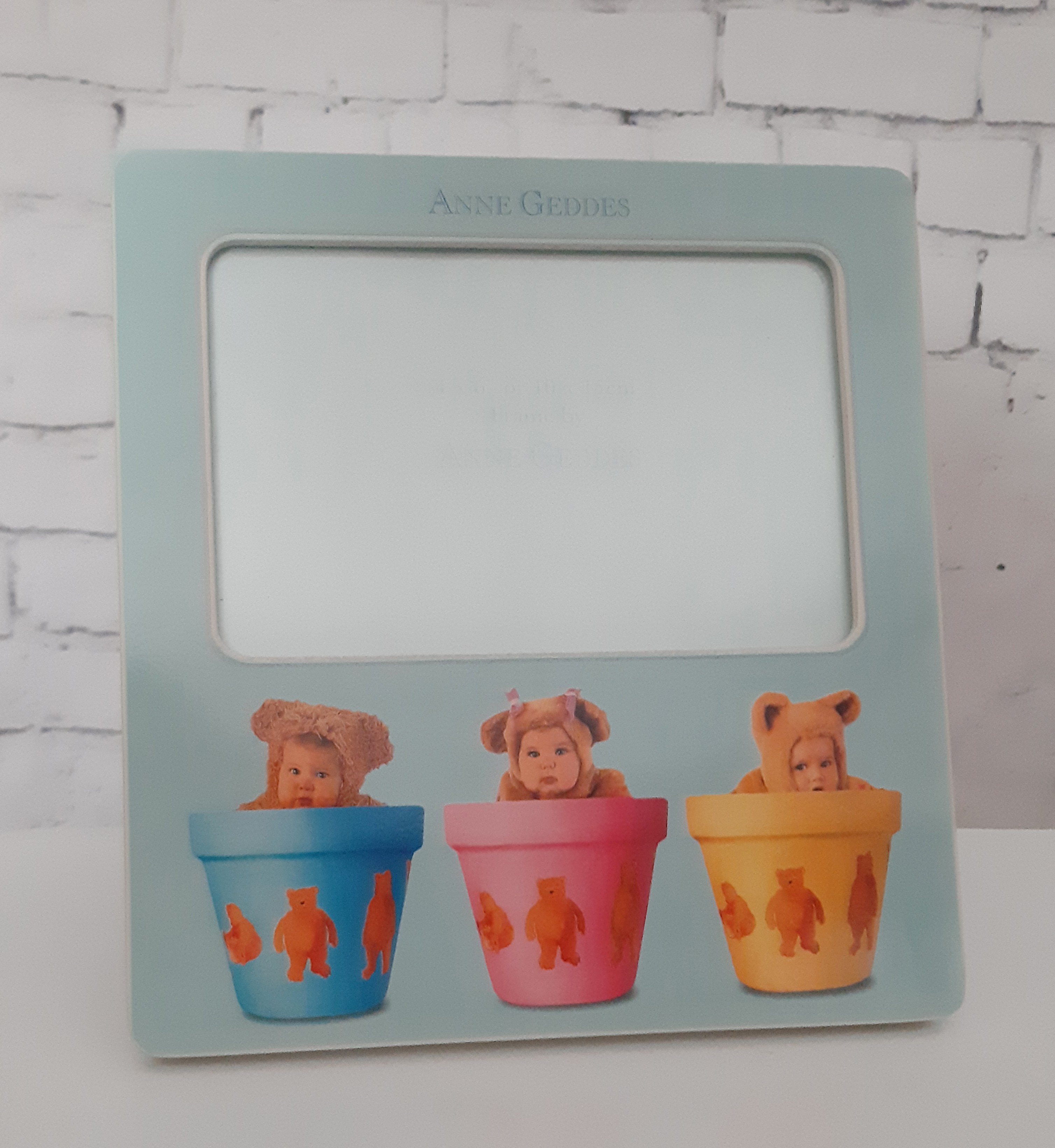 Anne Geddes 10x15 képkeret - kék